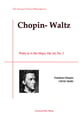 Waltz in A-flat Major, Op. 64, No. 3 piano sheet music cover